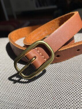 Thin Tan Belt Designer Juliette Hogan